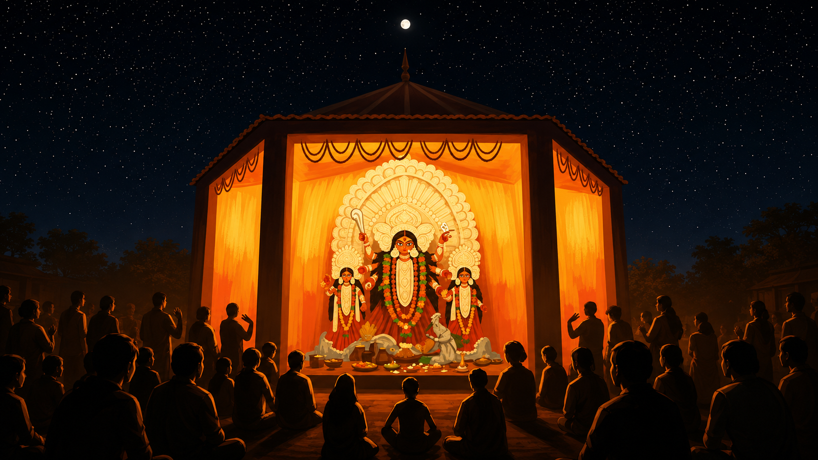 Devi Paksha Background
